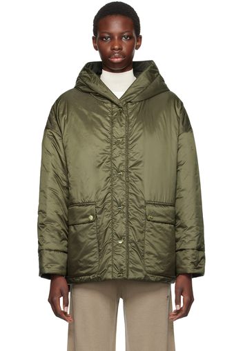 Max Mara Green The Cube Water-Repellent Reversible Jacket