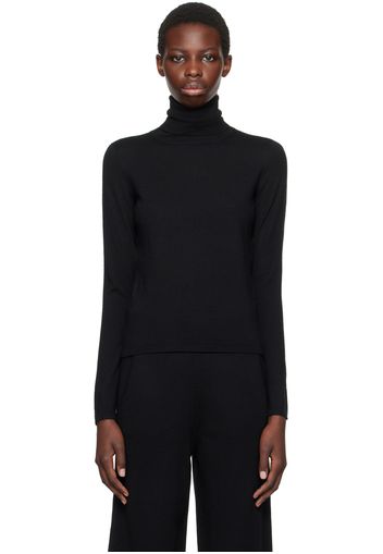 Max Mara Black Veloce Turtleneck