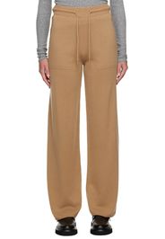 Max Mara Tan Relaxed-Fit Lounge Pants