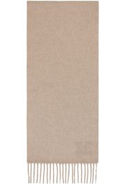 Max Mara Beige Cashmere Scarf