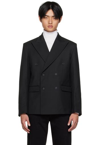 MISBHV Black Double-Breasted Blazer