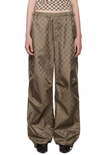 MISBHV Khaki Monogram Trousers