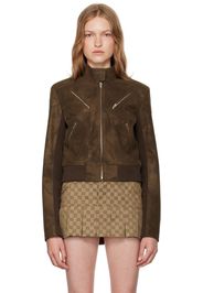 MISBHV Brown Clara Faux-Suede Jacket