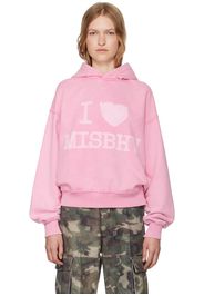 MISBHV Pink 'I Love MISBHV' Hoodie