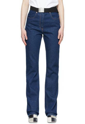 MM6 Maison Margiela Blue Belt Jeans