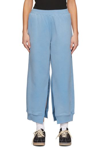 MM6 Maison Margiela Blue Cotton Lounge Pants