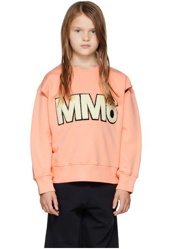 MM6 Maison Margiela Kids Pink Cutout Sweatshirt