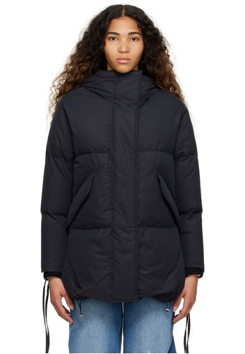 MM6 Maison Margiela Black Quilted Down Jacket