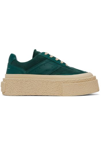 MM6 Maison Margiela Green Gambetta Sneakers