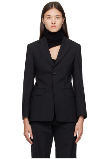 MM6 Maison Margiela Black Striped Blazer