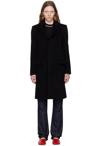 MM6 Maison Margiela Black Button Coat