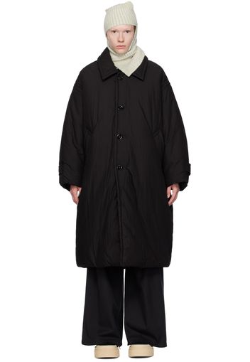 MM6 Maison Margiela Black Insulated Coat