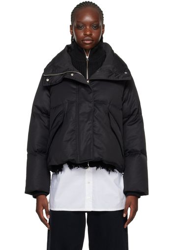 MM6 Maison Margiela Black Oversize Down Jacket