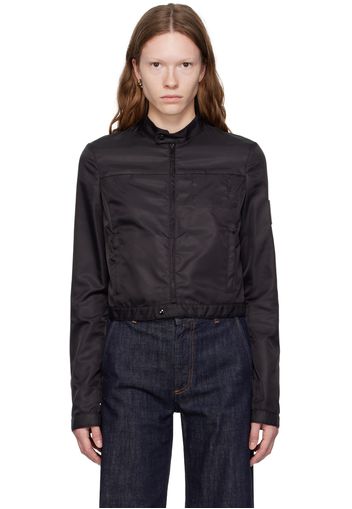 MM6 Maison Margiela Black Band Collar Jacket