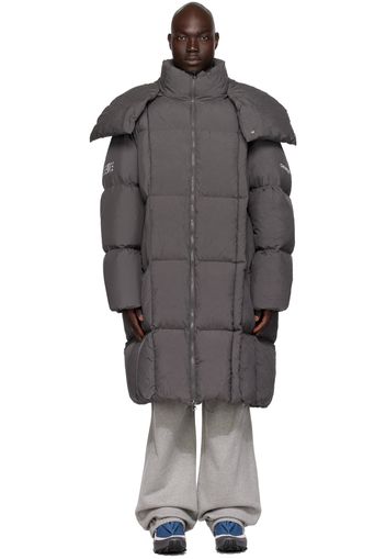 MM6 Maison Margiela SSENSE Exclusive Gray CHENPENG Edition Down Coat