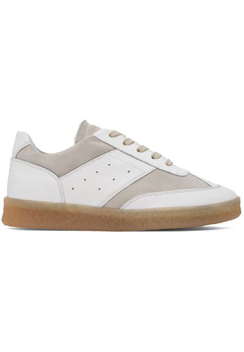 MM6 Maison Margiela White Court Sneakers