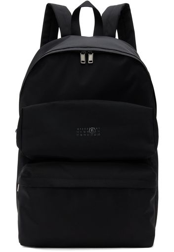 MM6 Maison Margiela Black Three-Pocket Cordura Backpack