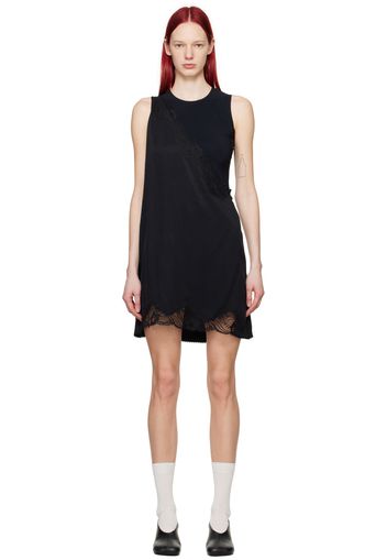 MM6 Maison Margiela Black Layered Minidress