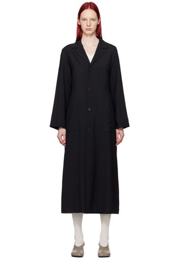 MM6 Maison Margiela Black Lightweight Coat