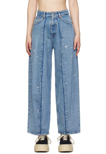 MM6 Maison Margiela Blue 5-Pocket Jeans