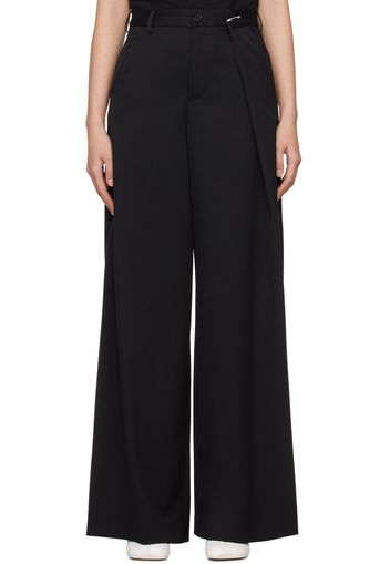 MM6 Maison Margiela Black Tailoring Trousers