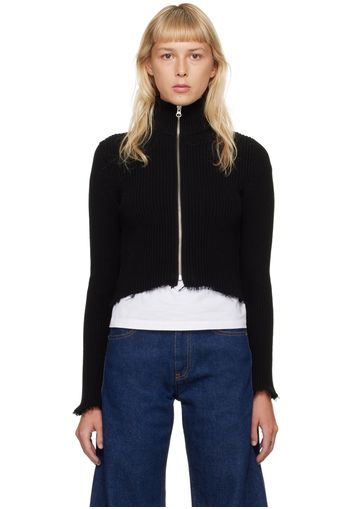 MM6 Maison Margiela Black Camionneur Sweater