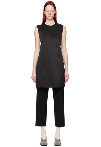 MM6 Maison Margiela Black Self-Tie Minidress