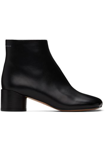 MM6 Maison Margiela Black Anatomic Ankle Boots