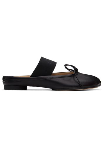 MM6 Maison Margiela Black Anatomic Slippers