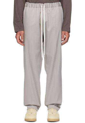 MM6 Maison Margiela Gray Drawstring Trousers