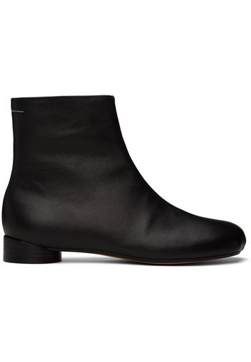 MM6 Maison Margiela Black Anatomic Ankle Boots