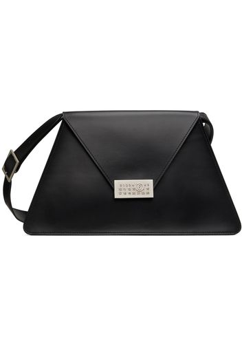 MM6 Maison Margiela Black Soft Smooth Leather Numeric Bag