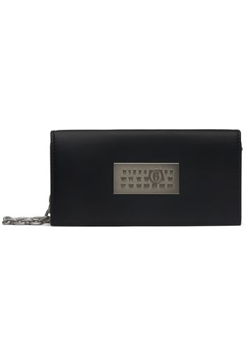 MM6 Maison Margiela Black Numeric Chain Wallet Bag