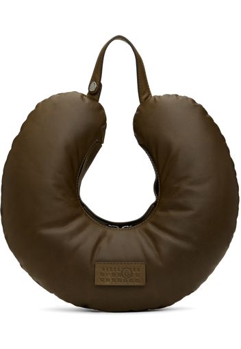 MM6 Maison Margiela Brown Travel Pillow Bag