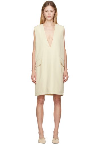 MM6 Maison Margiela Off-White Insulated Minidress