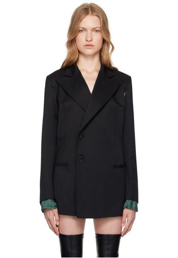 MM6 Maison Margiela Black Tailored Blazer