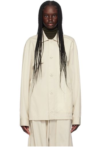 MM6 Maison Margiela Off-White Paneled Jacket