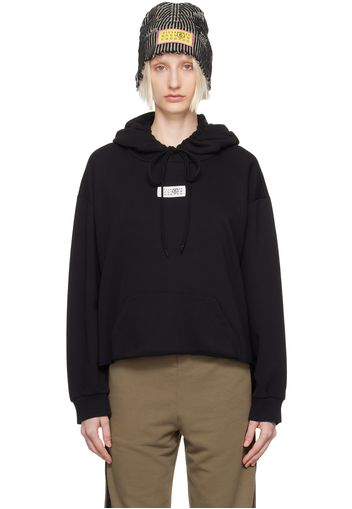 MM6 Maison Margiela Black Logo Flag Hoodie