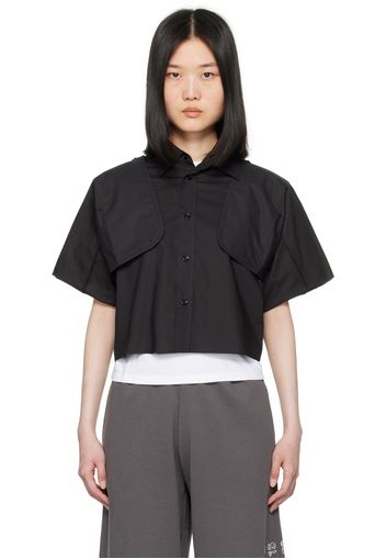 MM6 Maison Margiela Black Button Up Shirt