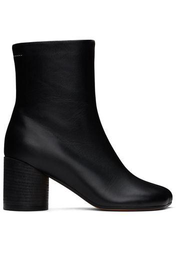 MM6 Maison Margiela Black Anatomic Ankle Boots