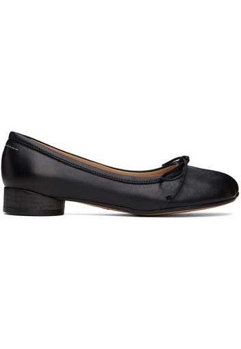 MM6 Maison Margiela Black Anatomic Ballerina Flats