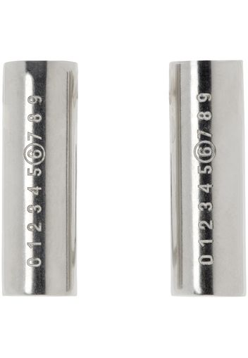 MM6 Maison Margiela Silver Bolt Earrings