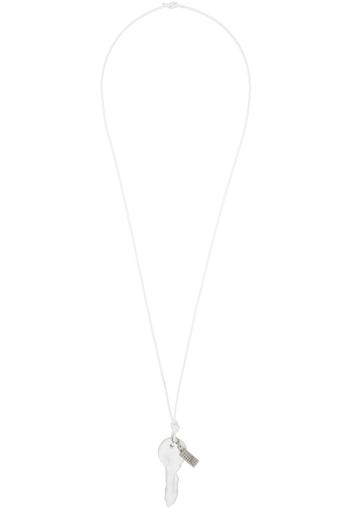 MM6 Maison Margiela White Waxed Key Necklace