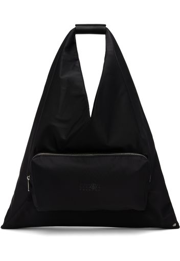 MM6 Maison Margiela Black Nylon Pocket Triangle Tote