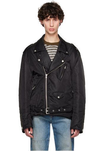 MM6 Maison Margiela Black Belted Jacket