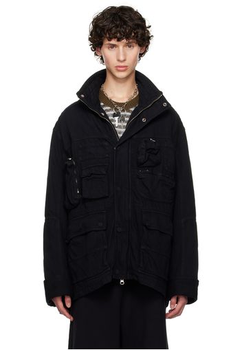 MM6 Maison Margiela Black Pocket Jacket