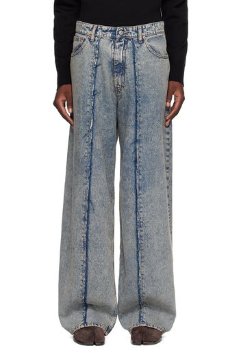 MM6 Maison Margiela Blue 5-Pocket Jeans