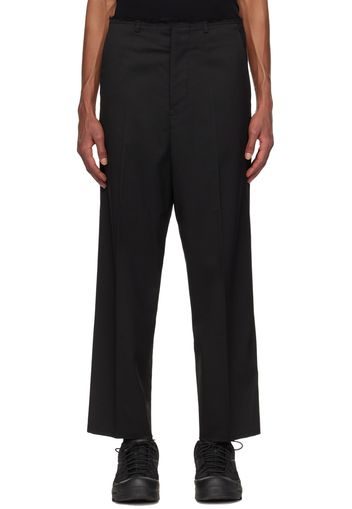 MM6 Maison Margiela Black Twill Trousers