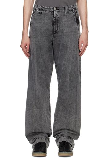 MM6 Maison Margiela Gray Straight Leg Jeans