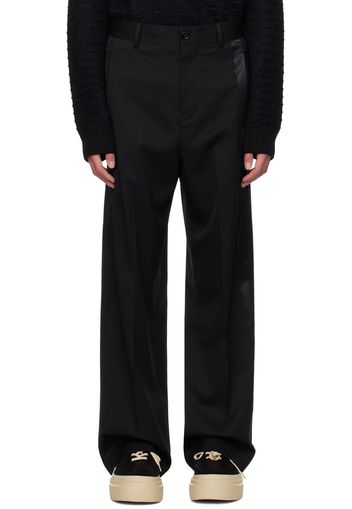 MM6 Maison Margiela Black Tailored Trousers